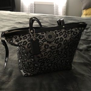 Leopard Coach Handbag